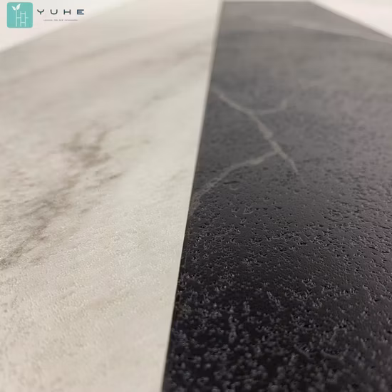 Matériau de construction haut de gamme Lvt/Spc/PVC/caoutchouc/céramique/porcelaine Plastichybrid Tuile de planches de revêtement de sol en vinyle de luxe